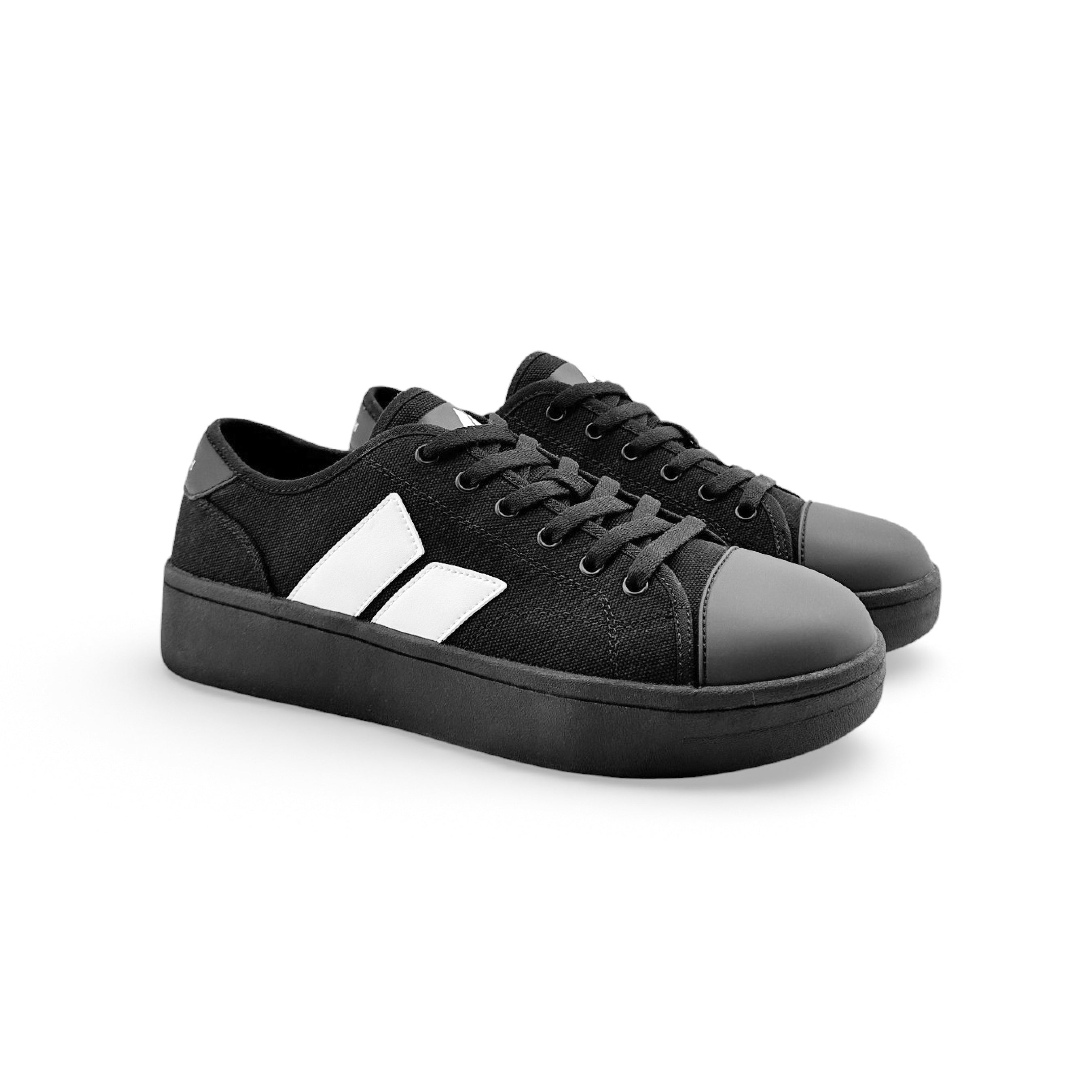 Macbeth Hiatus Black with white logo horizontal view 